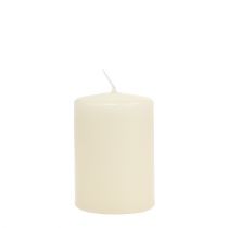 Candela pilastro 120/80 crema 6pz