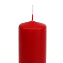 Prodotto Candele a colonna rosse Candele dell&#39;Avvento candele rosse 200/50mm 24 pz
