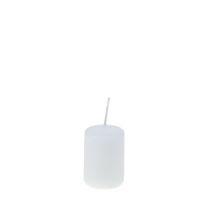 Prodotto Candele a colonna bianche Candele dell&#39;Avvento candele piccole 60/40mm 24pz