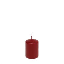 Prodotto Candele a colonna H70mm Ø50mm candele rosso antico 12 pz