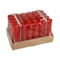 Prodotto Candele a colonna rosse Candele dell'Avvento candele rosse 200/50mm 24 pz