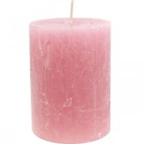 Prodotto Candele tinta unita candela rustica rosa antico 80×110 mm 4 pz