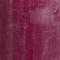 Prodotto Candele a colonna tinta unita Candele Berry viola 60×80 mm 4 pz