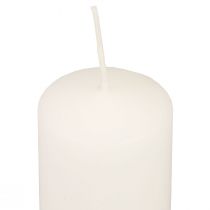 Prodotto Candele a colonna bianche Candele dell&#39;Avvento candele piccole 70/50mm 24 pz