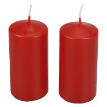 Prodotto Candele a colonna H100 Ø50cm candele rosse 12 pezzi