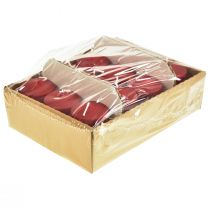 Prodotto Candele a colonna candele rosse H70mm Ø50mm 12 pz