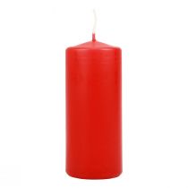 Prodotto Candele a colonna rosse Candele dell&#39;Avvento candele rosse 120/50mm 24 pz