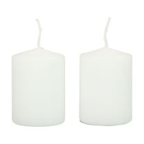 Prodotto Candele a colonna candele bianche H70mm Ø50mm 12 pz