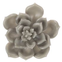 Prodotto Pianta grassa artificiale in cera con filo metallico, 8 cm, 8 pezzi