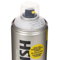 Prodotto Vernice spray trasparente opaca, resistente ai raggi UV, senza acidi, Montana, bombolette da 400 ml
