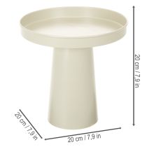Prodotto Vassoio decorativo, piatto per candele e statuine, 20 cm