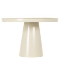 Prodotto Vassoio decorativo rotondo color crema, 30 cm, con supporto, per la decorazione della tavola.