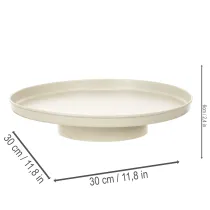 Prodotto Vassoio decorativo in metallo da 30 cm, sottovaso per piante.