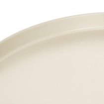 Prodotto Vassoio decorativo in metallo da 30 cm, sottovaso per piante.