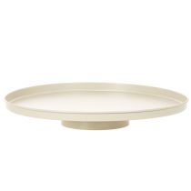 Prodotto Piatto decorativo in metallo a forma di fiore, rotondo, 41 cm, da tavolo.