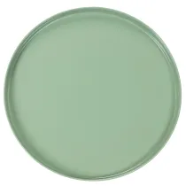 Prodotto Piatto decorativo rotondo verde con supporto per la tavola, 30 cm