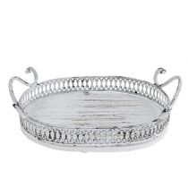 Prodotto Vassoio con manici ovali 23cm x 17,5cm H7,5cm bianco