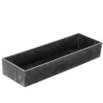 Prodotto Vassoio rettangolare con manici, vassoio decorativo per tavolo, 32 cm
