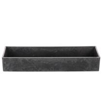 Prodotto Vassoio rettangolare con manici, vassoio decorativo per tavolo, 32 cm
