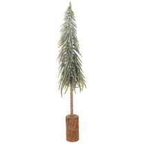 Prodotto Albero di Natale artificiale con base, effetto brina, come decorazione invernale, 90 cm
