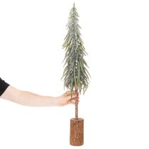 Prodotto Albero di Natale artificiale con base, effetto brina, come decorazione invernale, 90 cm