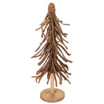 Prodotto Albero di Natale realizzato con rami di salice su base di legno, 48 cm