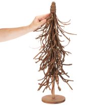 Prodotto Albero decorativo realizzato con rami di salice su base di legno, 68 cm