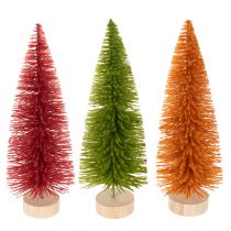Prodotto Albero di Natale artificiale, albero decorativo per la tavola, 31 cm, 3 pezzi