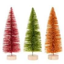 Prodotto Albero di Natale artificiale, albero decorativo per la tavola, 31 cm, 3 pezzi