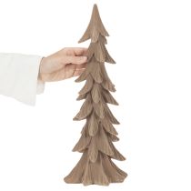Prodotto Piccolo albero di Natale decorativo innevato, decorazione da tavolo, 44 cm