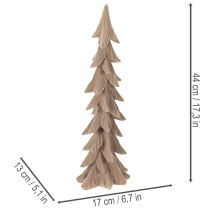Prodotto Piccolo albero di Natale decorativo innevato, decorazione da tavolo, 44 cm