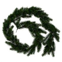 Ghirlanda di abete Ghirlanda natalizia rotonda rilegata verde 190 cm
