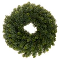 Prodotto Ghirlanda artificiale di rami di abete, verde, rotonda, 50 cm