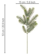 Prodotto Ramo di abete artificiale, decorazione festiva per finestre, 50 cm, 3 pezzi