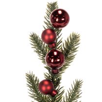 Prodotto Ramo di abete artificiale con palline di Natale, 48 cm, 2 pezzi