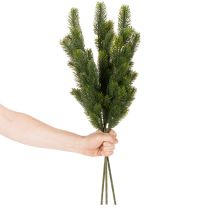 Prodotto Ramo di abete artificiale, ramo decorativo, artificiale come decorazione natalizia, 65 cm, 3 pezzi