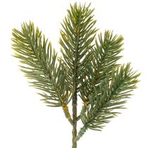 Prodotto Rami artificiali di abete verde per decorazioni invernali, 25 cm, 24 pezzi