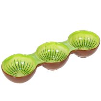 Prodotto Ciotola in ceramica con motivo kiwi, decorazione estiva per servire con stile tapas e snack, 30 cm