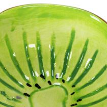Prodotto Ciotola in ceramica con motivo kiwi, decorazione estiva per servire con stile tapas e snack, 30 cm