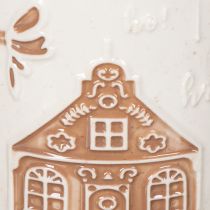 Prodotto Tazza in ceramica con motivo a casa e disegno in rilievo, 9 cm