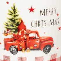 Prodotto Tazza natalizia con auto e albero di Natale, tazze in ceramica, 10 cm, 2 pezzi