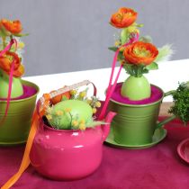 Prodotto Teiera, stile rustico nostalgico, decorativa per soggiorno o cucina, 15 cm