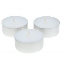 Tealight in alluminio piatto Ø4cm 50 pezzi