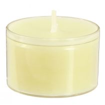 Prodotto Luci notturne tea light giallo crema in ciotola di plastica 8 ore 50 pz