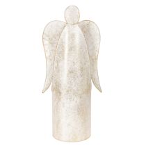 Prodotto Portacandele a forma di angelo, color oro, per decorazione da tavola, 50 cm