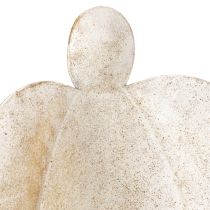 Prodotto Portacandele a forma di angelo, color oro, per decorazione da tavola, 50 cm