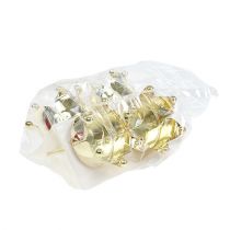 Prodotto Portacandela corona oro Ø4,8cm 4pz