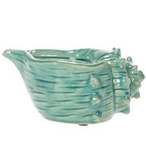 Prodotto Portacandele a forma di conchiglia, decorativo per tavolo, bagno e soggiorno, 16 cm