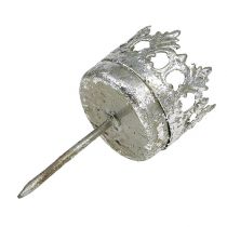 Prodotto Portacandele in argento da attaccare Ø4cm H9.5cm 4pz