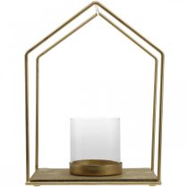 Prodotto Lanterna casa porta tealight in metallo decorazione da tavolo 26×20×35cm